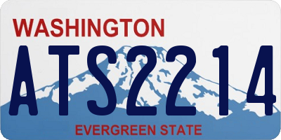 WA license plate ATS2214