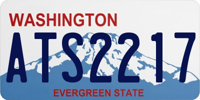 WA license plate ATS2217