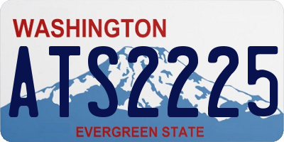 WA license plate ATS2225