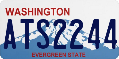 WA license plate ATS2244