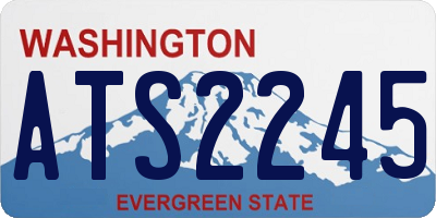 WA license plate ATS2245