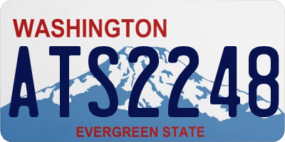 WA license plate ATS2248