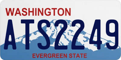 WA license plate ATS2249