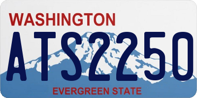 WA license plate ATS2250