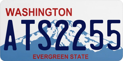 WA license plate ATS2255