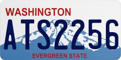 WA license plate ATS2256