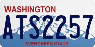 WA license plate ATS2257