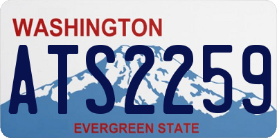 WA license plate ATS2259
