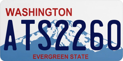 WA license plate ATS2260