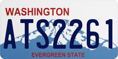 WA license plate ATS2261