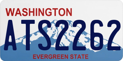 WA license plate ATS2262