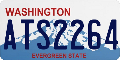 WA license plate ATS2264