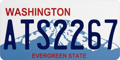 WA license plate ATS2267