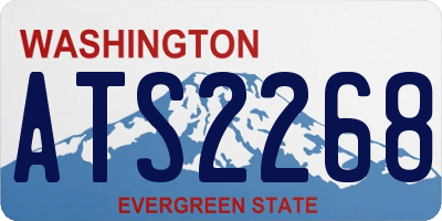 WA license plate ATS2268