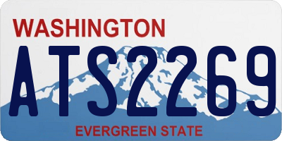 WA license plate ATS2269