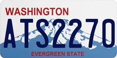 WA license plate ATS2270