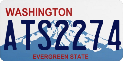 WA license plate ATS2274