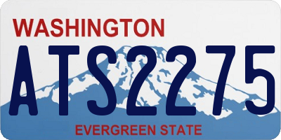WA license plate ATS2275