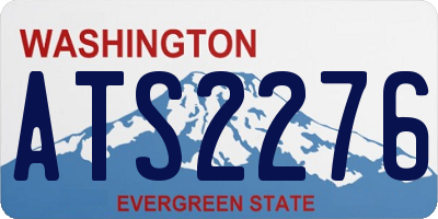 WA license plate ATS2276