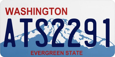 WA license plate ATS2291