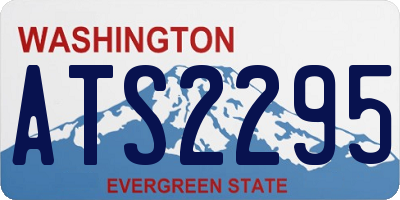 WA license plate ATS2295