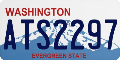 WA license plate ATS2297