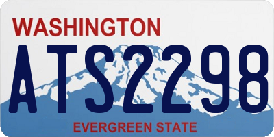 WA license plate ATS2298