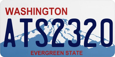 WA license plate ATS2320