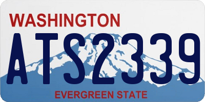 WA license plate ATS2339