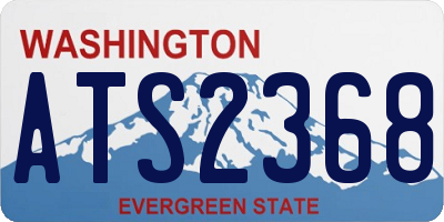 WA license plate ATS2368