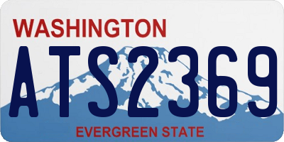 WA license plate ATS2369