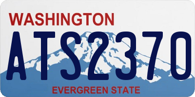 WA license plate ATS2370