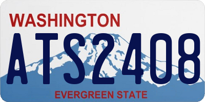WA license plate ATS2408