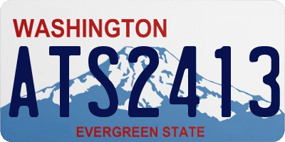 WA license plate ATS2413