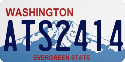 WA license plate ATS2414
