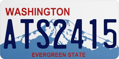 WA license plate ATS2415