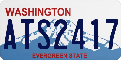 WA license plate ATS2417