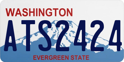 WA license plate ATS2424