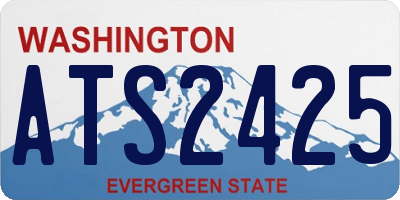WA license plate ATS2425
