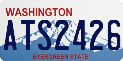 WA license plate ATS2426