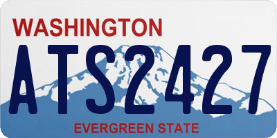 WA license plate ATS2427