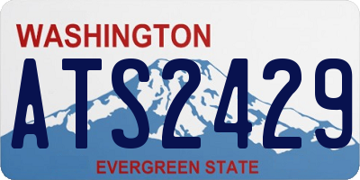 WA license plate ATS2429