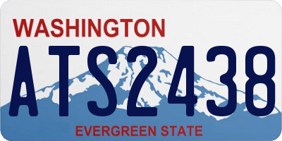 WA license plate ATS2438