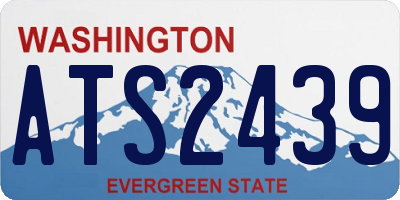 WA license plate ATS2439