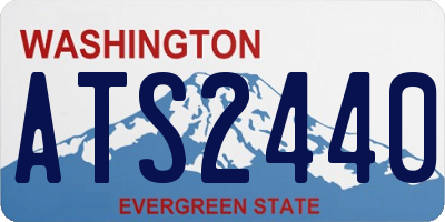 WA license plate ATS2440