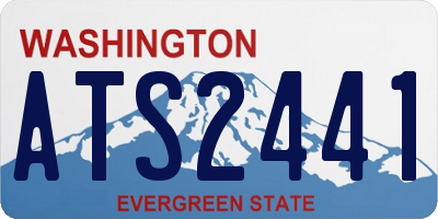 WA license plate ATS2441