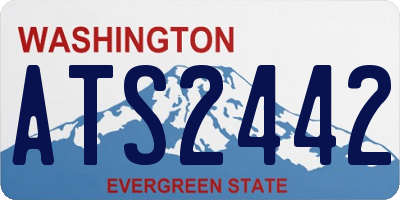WA license plate ATS2442