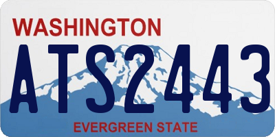 WA license plate ATS2443