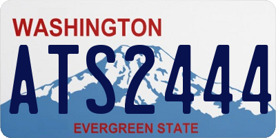 WA license plate ATS2444