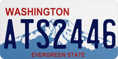 WA license plate ATS2446